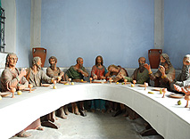 Last Supper sculpture Sasso photo