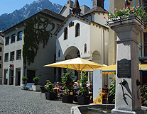 Switzerland water Fountain Brig photo