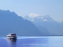 Switzerland Lake Boat Trasportation photo