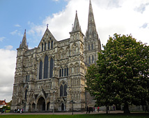 Salisbury Cathedral Gothic Front