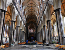 Nave of Salisbury Cathedral