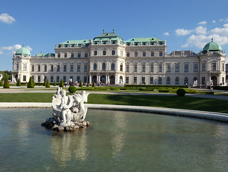 Upper Belvedere Palace In Vienna, Austria, Baroque Architecture